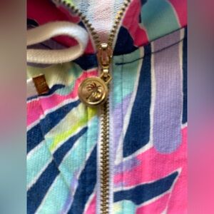 Lilly Pulitzer zipped jacket/sweater top